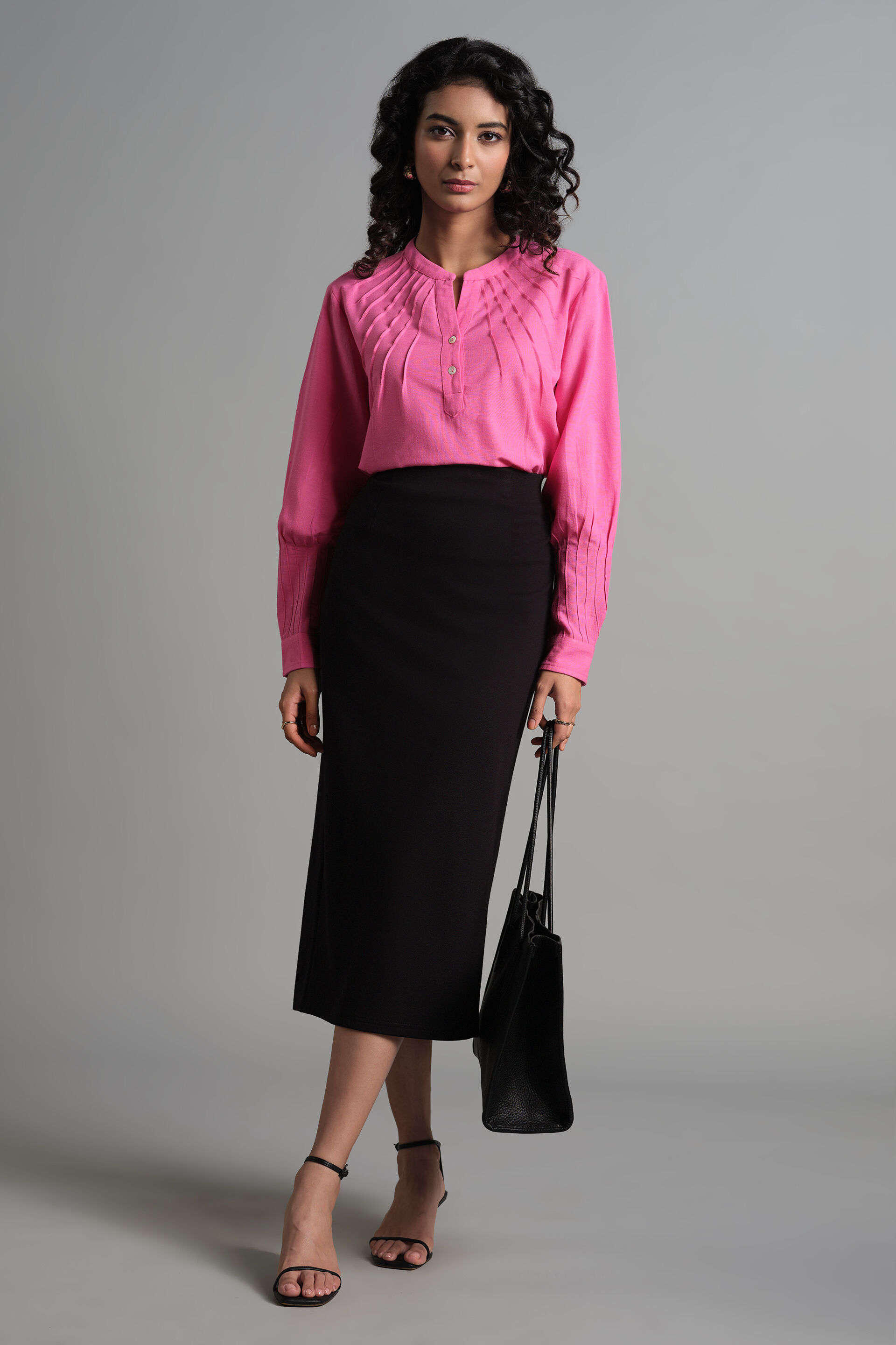 Pink Bloom Top, Pink, image 2